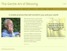 Tablet Screenshot of gentleartofblessing.org